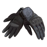 Guanti LADY STACCA, un guanto estivo elasticizzato nero. Design elegante e protezione. Di TUCANO URBANO.